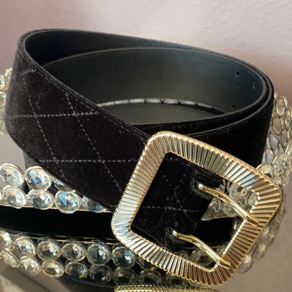 Express Accessories - EXPRESS VELVET BELT